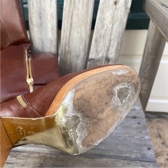 Stella McCartney Knee High Boot Heels in brown EU35.5 - Picture 7 of 13